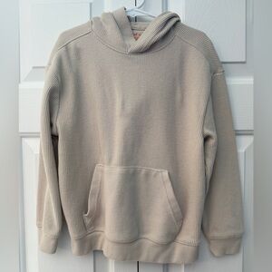 Cat & Jack Boys Textured Cream Hoodie XS 4/5